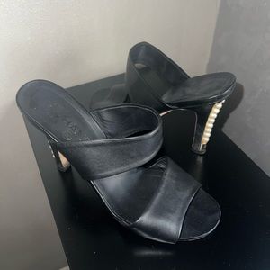 Chanel pearl heels